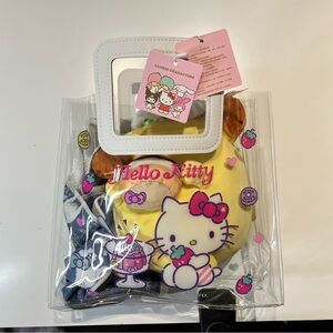 NWTS Sanrio Hello Kitty Transparent pvc Tote with Pink Accents
